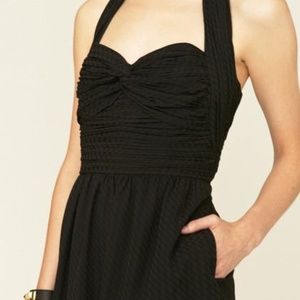 NWT Shoshanna Mini Dot Chiffon Halter Dress